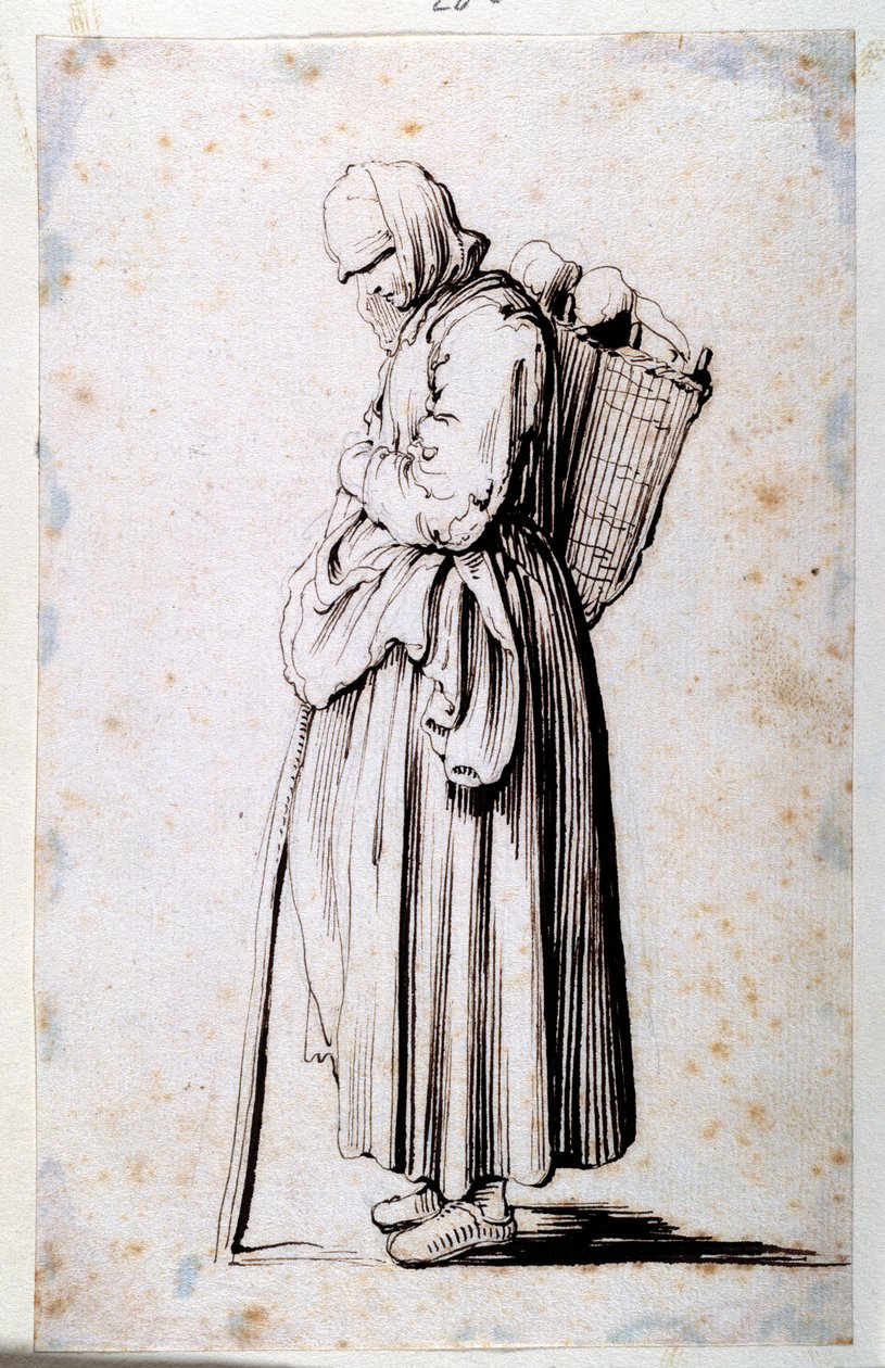 Figur mit Korb von School Lebanese