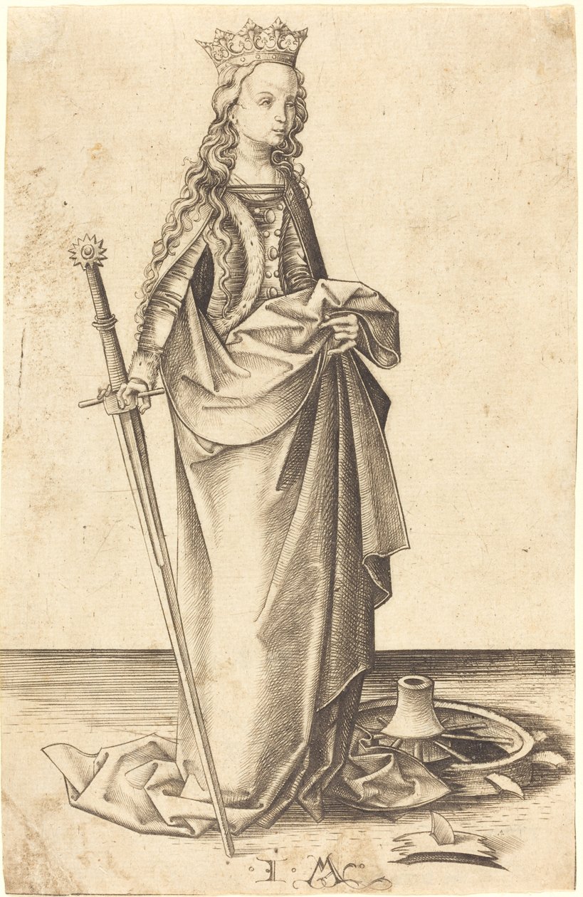 Sankt Katharina von Israhel van Meckenem
