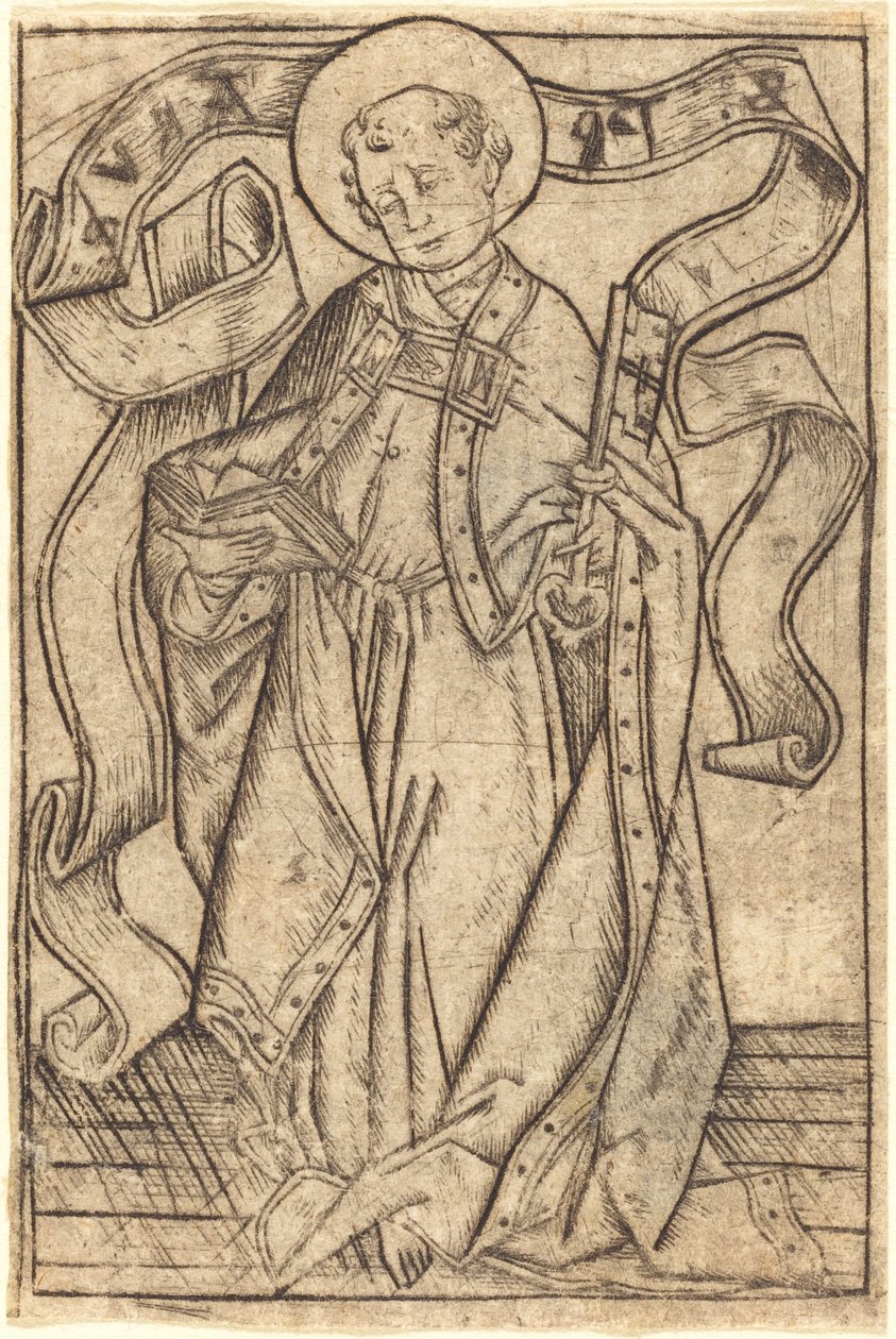 Heiliger Petrus, ca. 1465 von Israhel van Meckenem