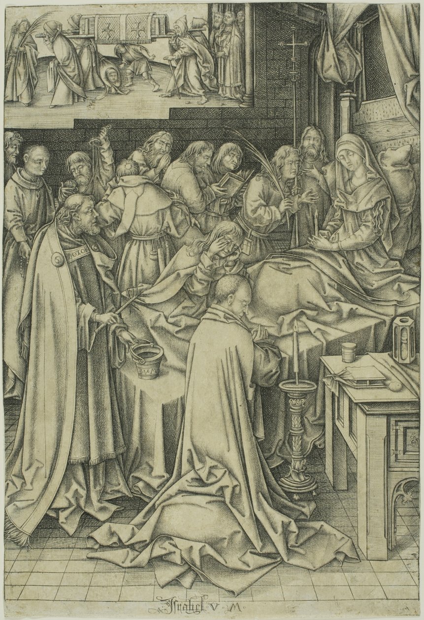 Tod der Jungfrau von Israhel van Meckenem the younger