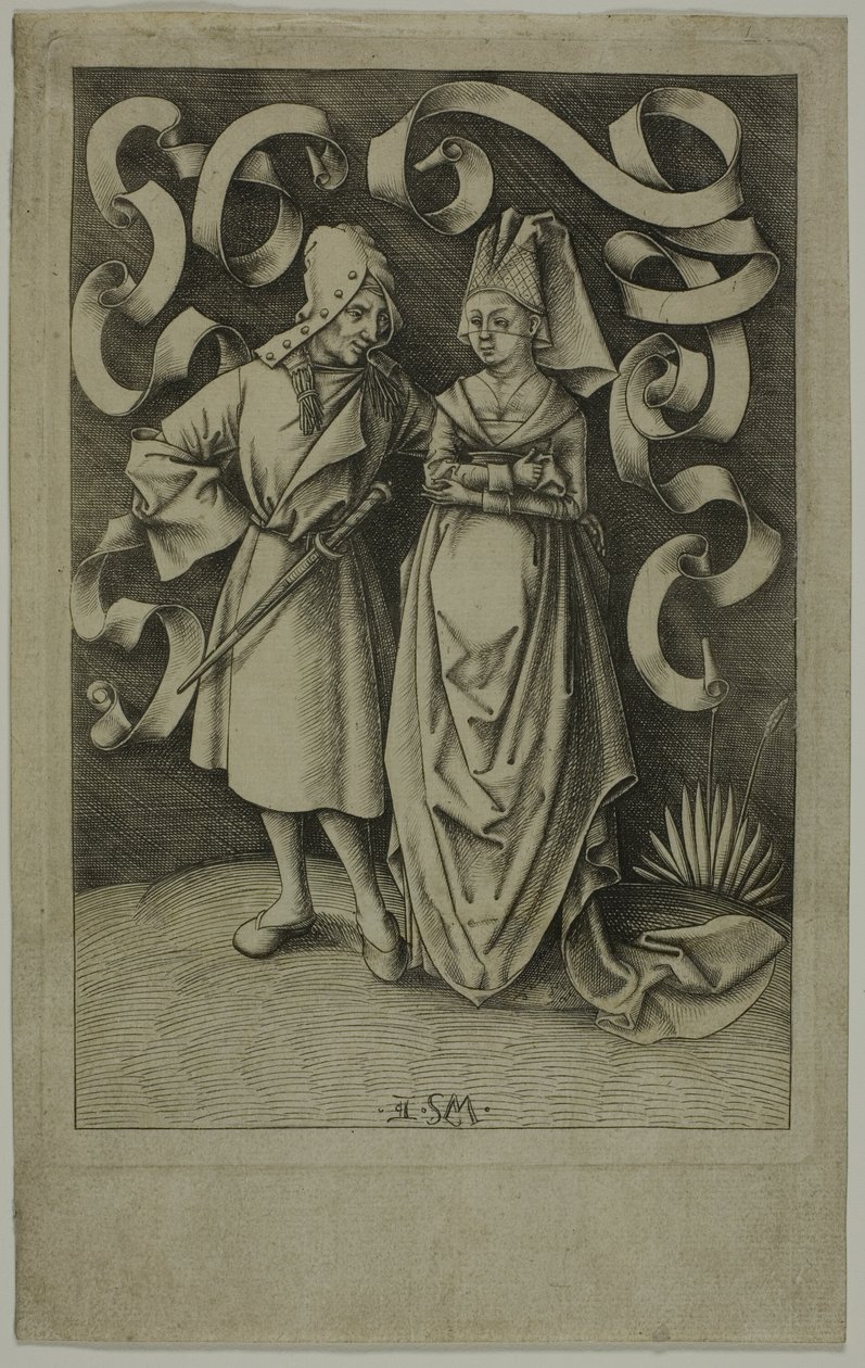 Das ungleiche Paar von Israhel van Meckenem the younger