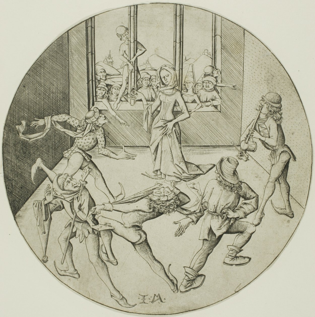 Die Morris-Tänzer von Israhel van Meckenem the younger