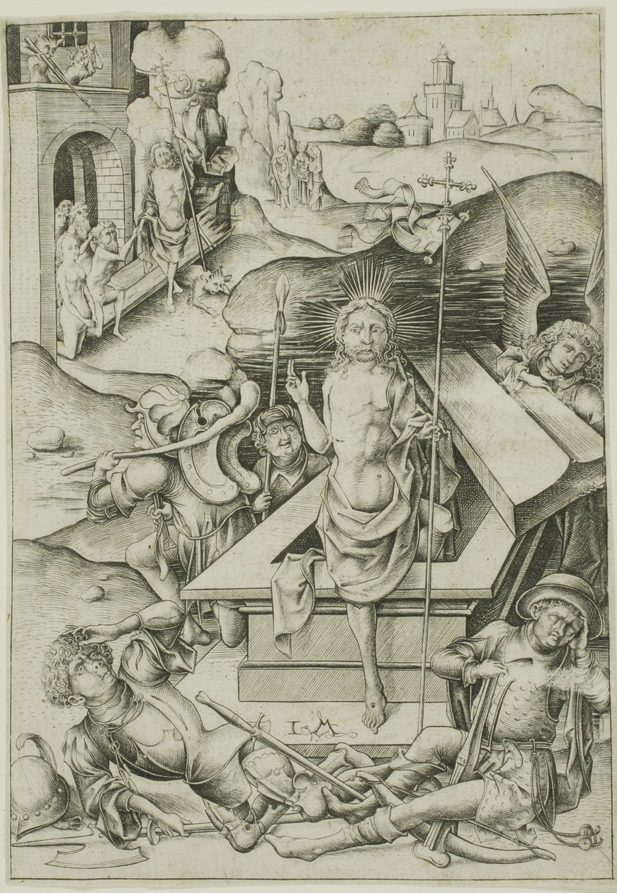 Die Auferstehung von Israhel van Meckenem the younger