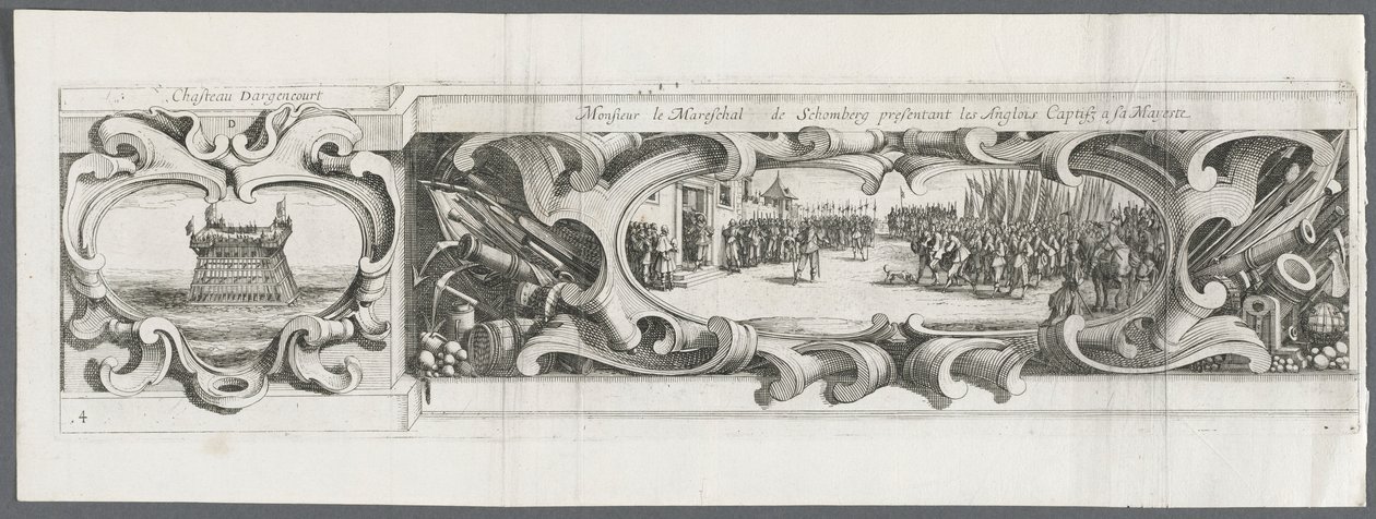 Die Belagerung von La Rochelle: Platte 14, 1628-1630 von Israël Henriet