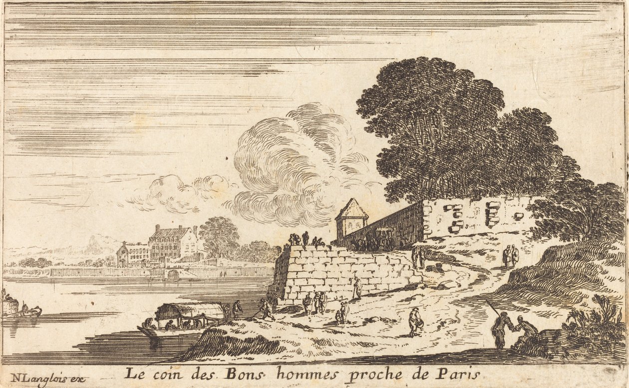 Die Ecke der guten Männer nahe Paris von Israël Silvestre