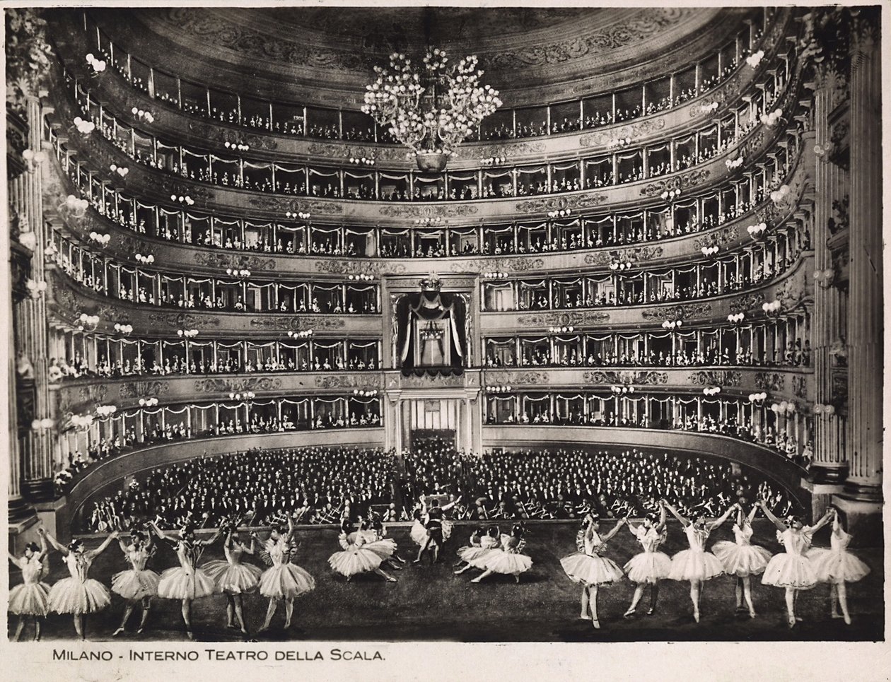 Das Ballett der Scala von Mailand von Italian School