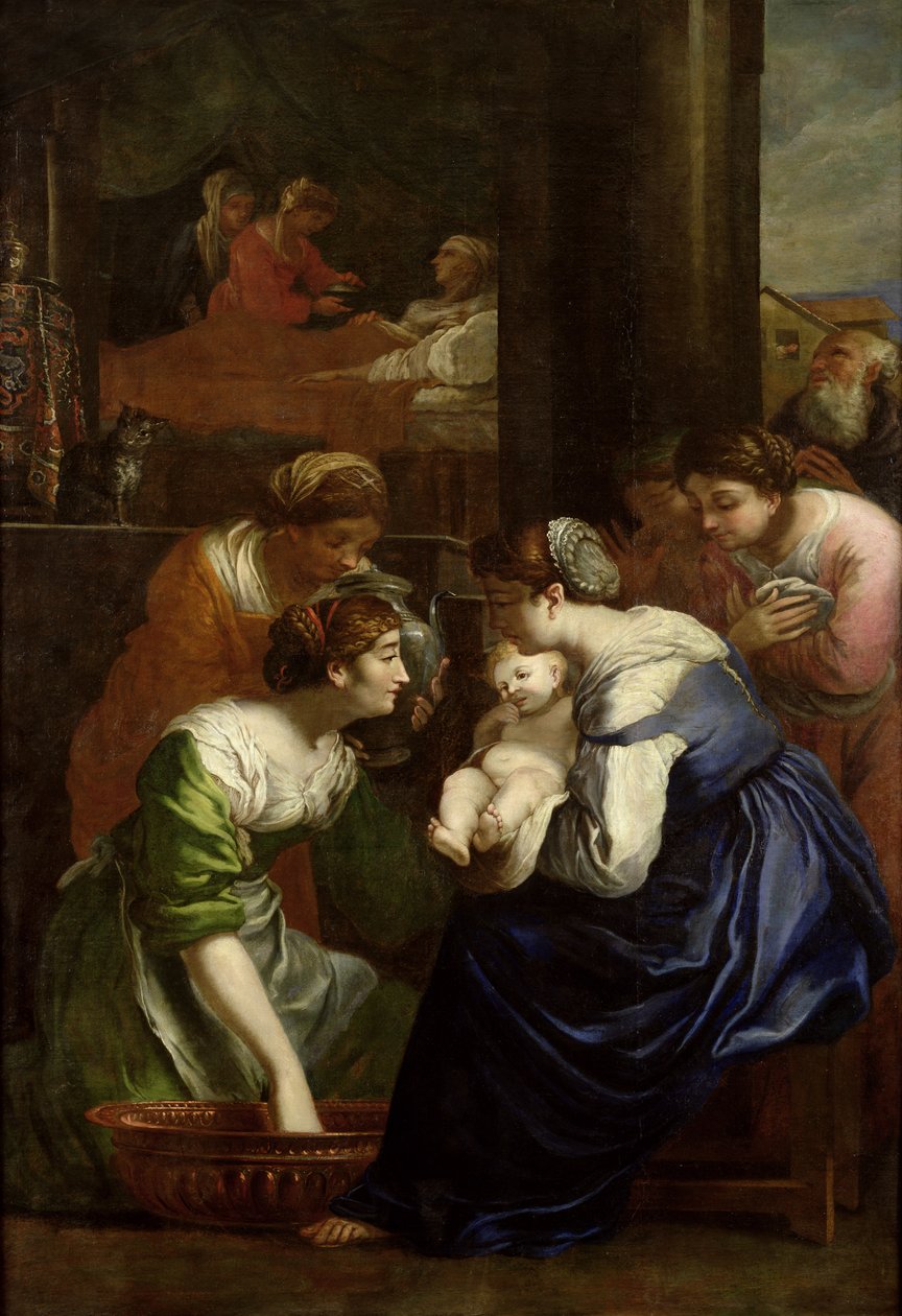 Die Geburt der Jungfrau, ca. 1620 von Italian School