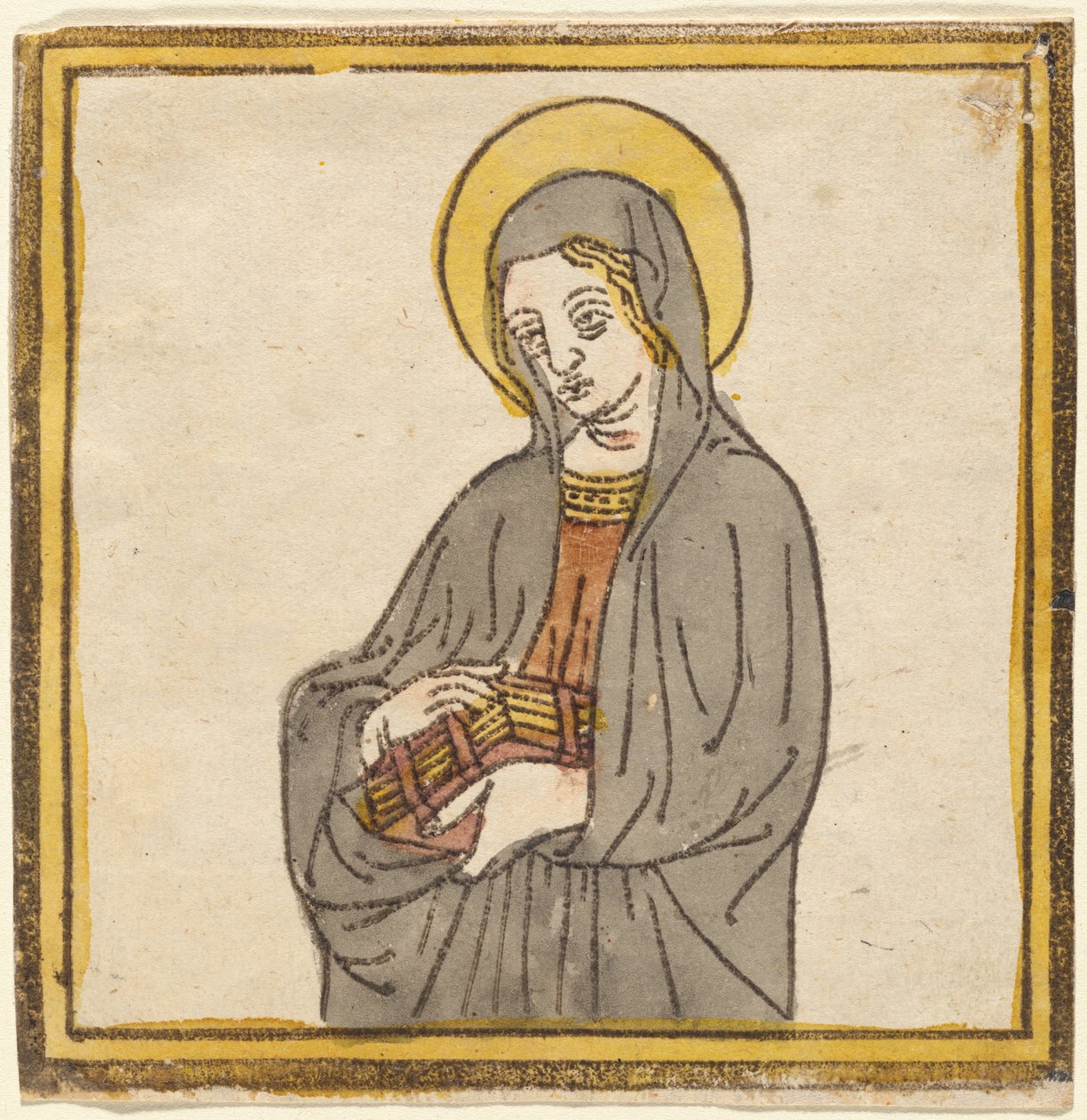 Heilige Katharina von Siena oder Heilige Klara von Assisi von Italian 15th Century