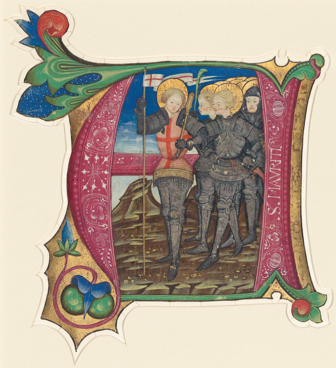 Heiliger Mauritius und die Thebaische Legion von Italian 15th Century