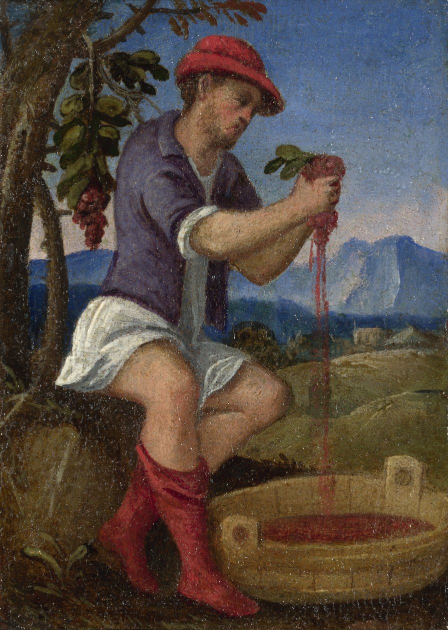 Die Arbeiten der Monate: September, ca. 1580 von Italian Master