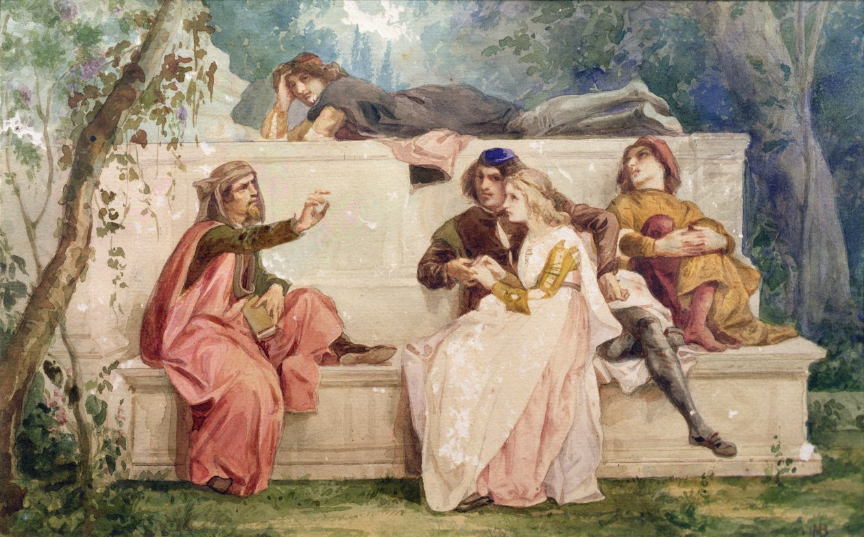 Ariosto und Tiziano von Italian School