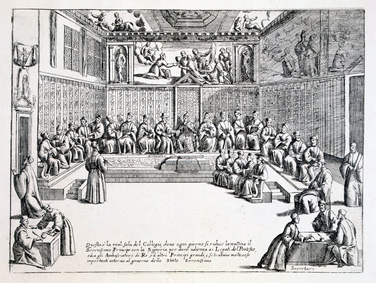 Rathaus des Dogen von Venedig, 1876 von Italian School