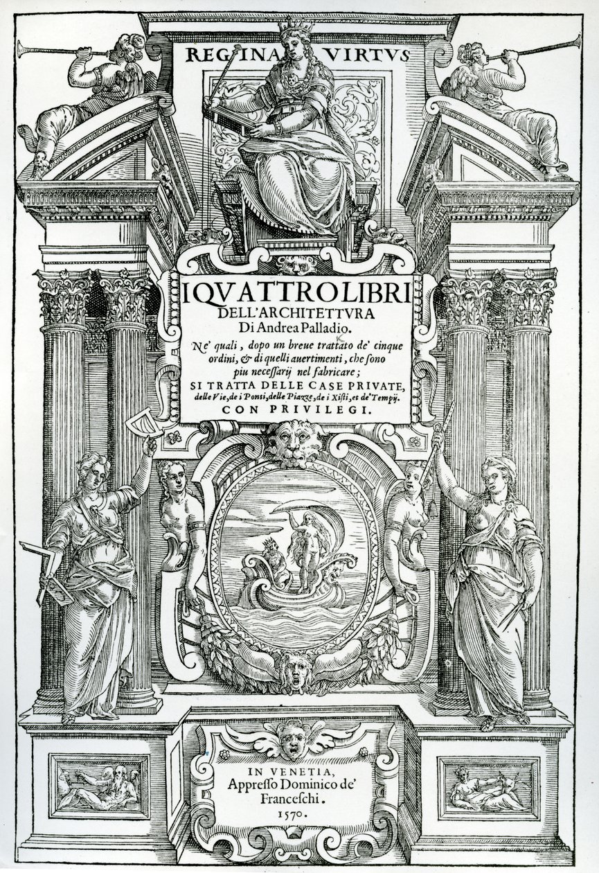 Frontispiz zu Quattro libri dell