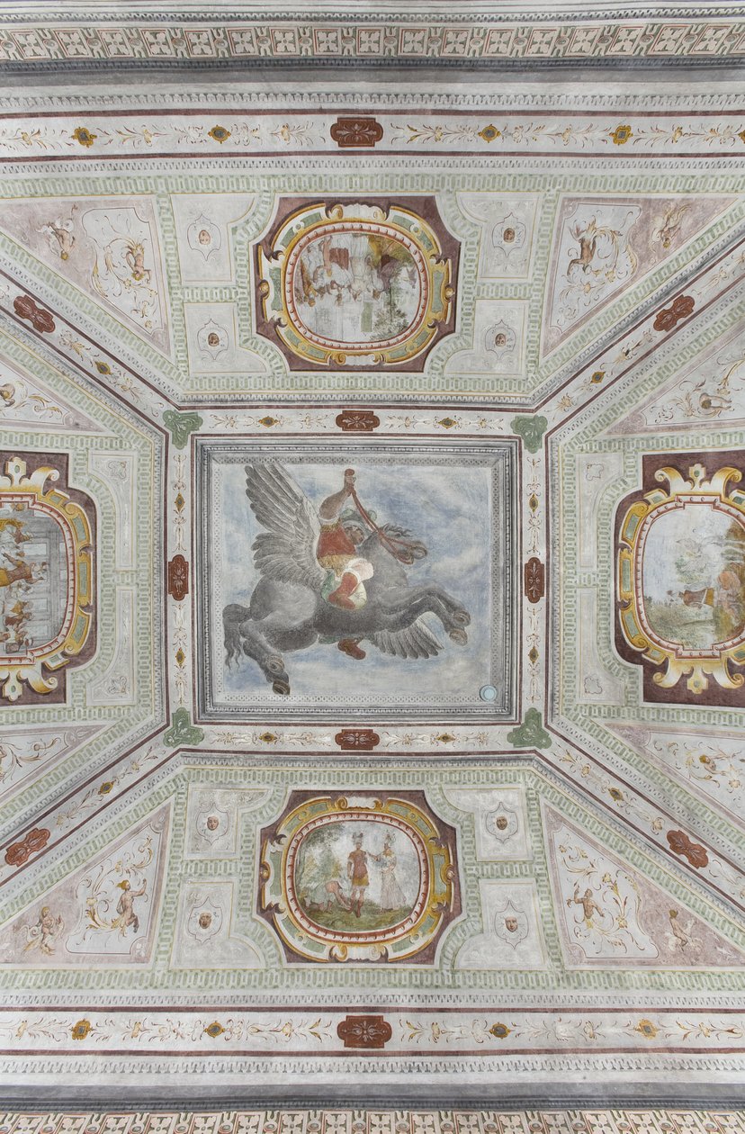 Halle des Perseus: geflügeltes Pferd von Italian School