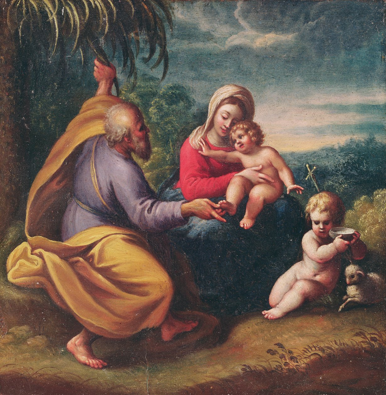 Heilige Familie, Parma, 2. Hälfte des 16. Jahrhunderts von Italian School
