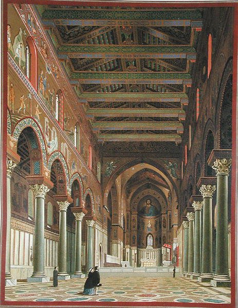 Innenraum des Duomo di Monreale, Sizilien von Italian School