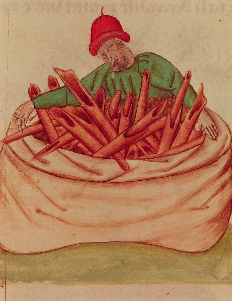 Ms Lat 993 L.9.28 Fol.36v Zimt-Händler, aus 