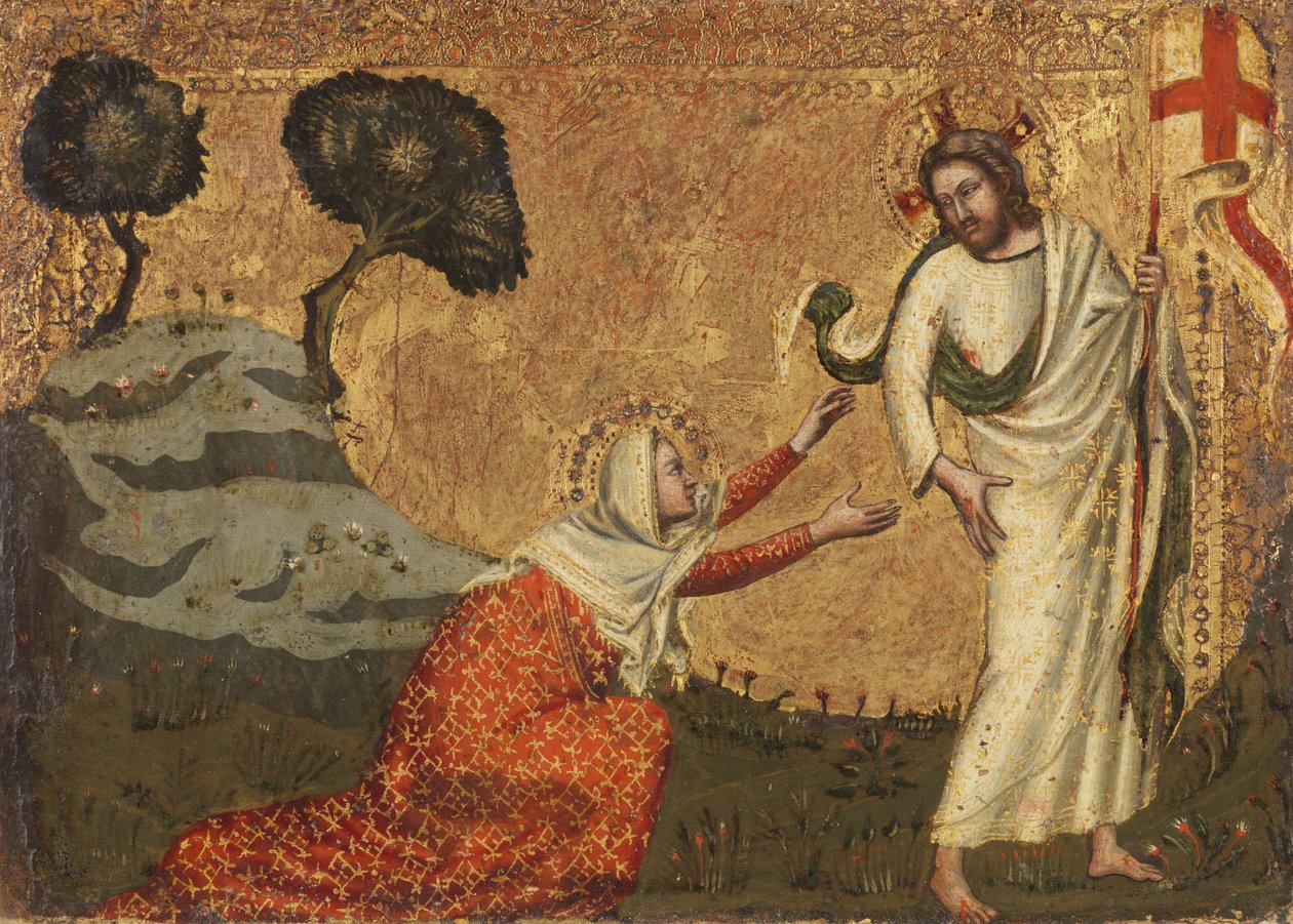 Noli me tangere, 1350-75 von Italian School