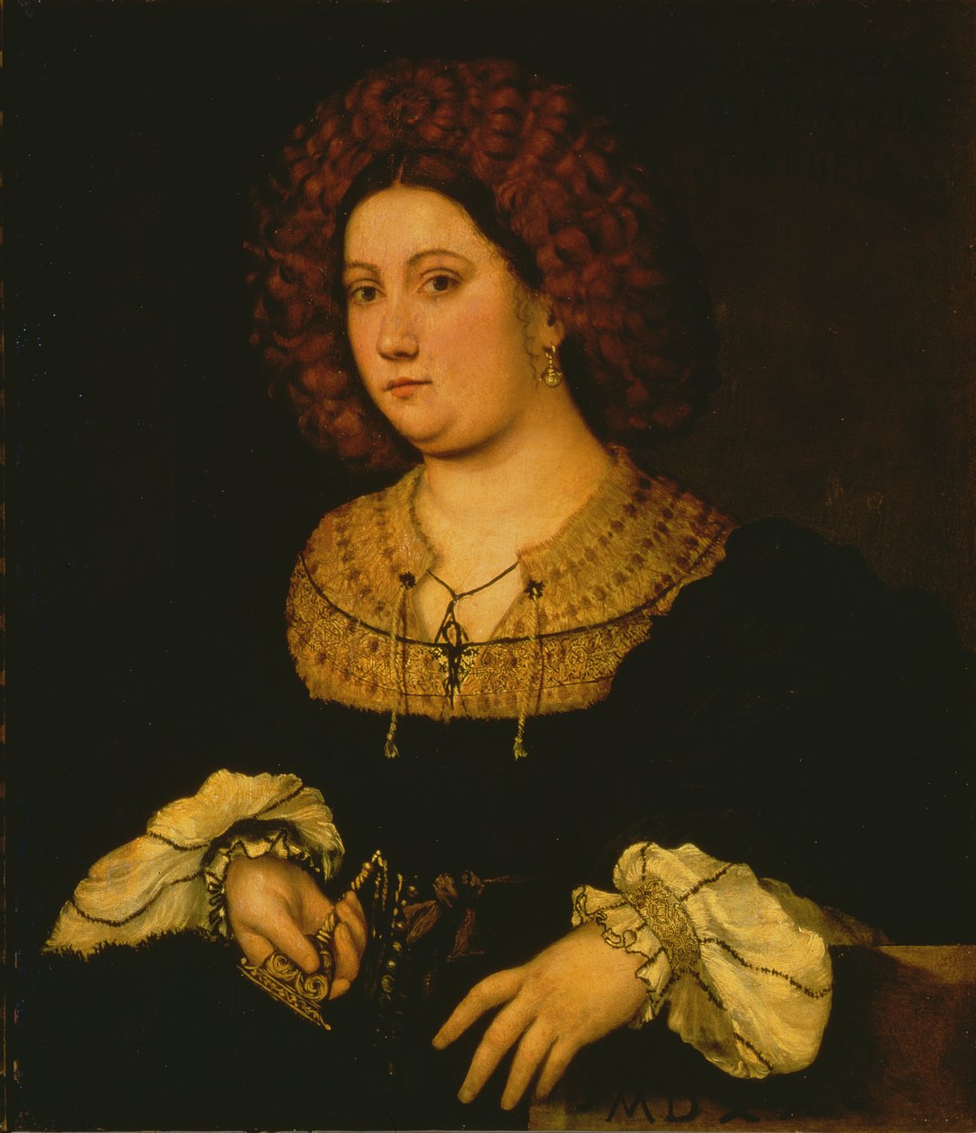 Porträt von Costanza Bentivoglio, Florentinische Schule von Italian School