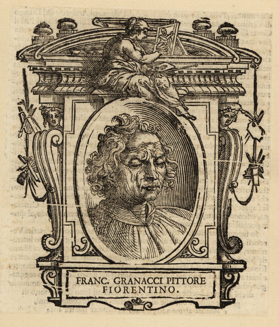 Porträt von Francesco Granacci von Italian School