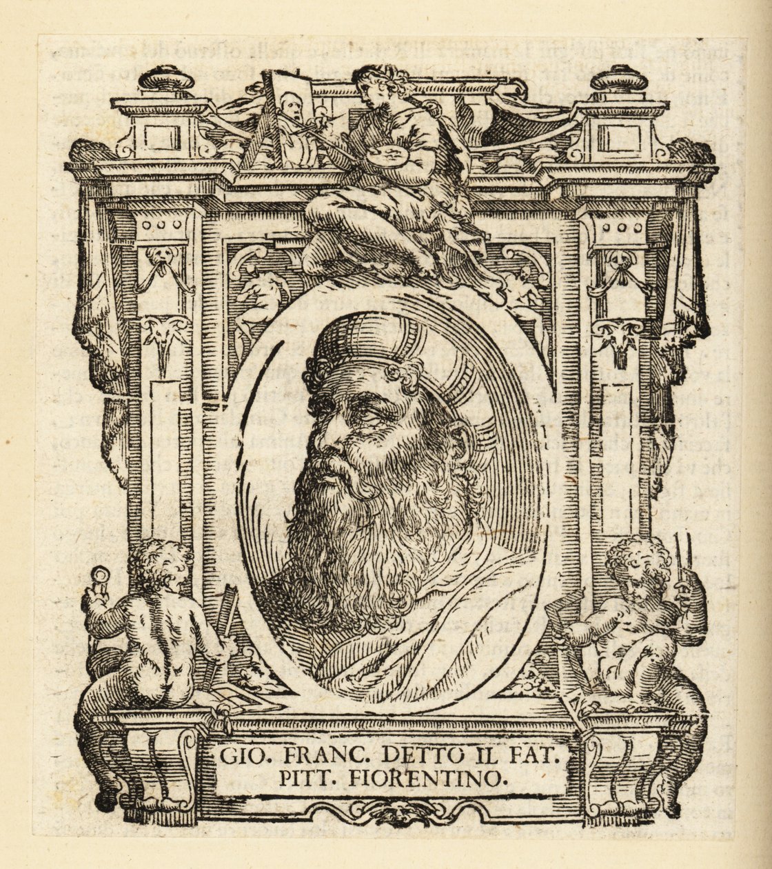 Porträt von Gianfrancesco Penni oder Giovan Francesco, il Fattore, italienischer Maler, um 1488-1528 von Italian School