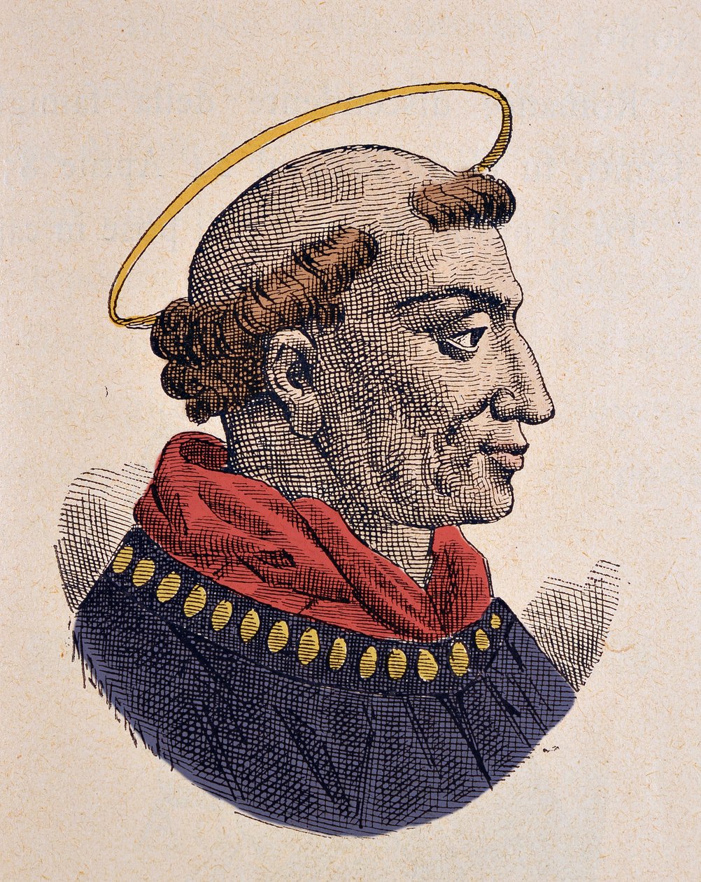 Porträt von Papst Leo IV. (847-855) von Italian School