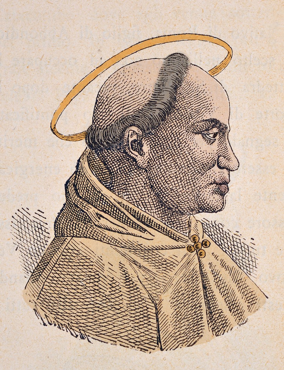 Porträt von Papst Viktor I. (ca. 189-199) von Italian School