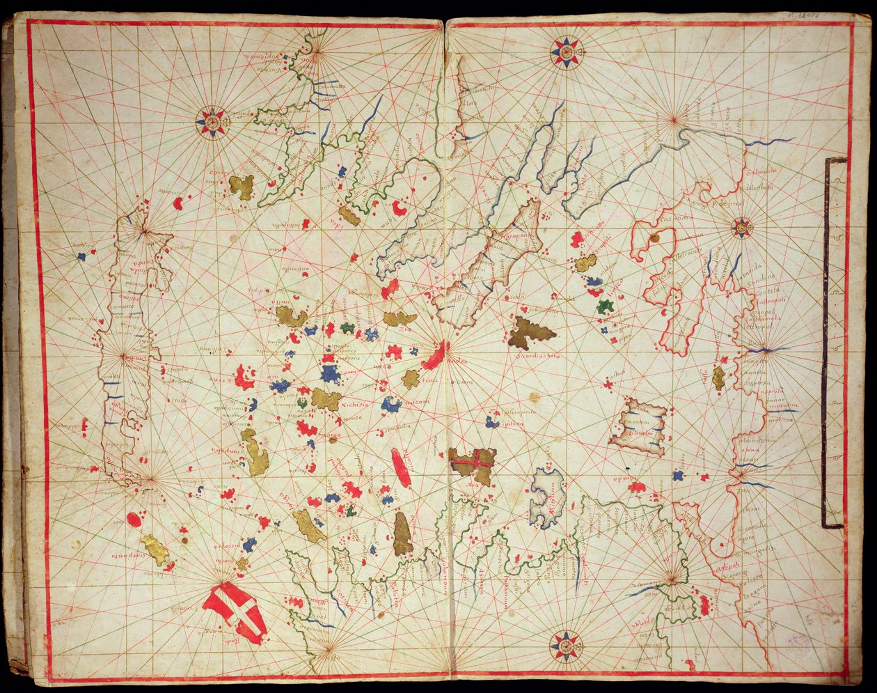 Die Ägäis, aus einem nautischen Atlas, 1646 von Italian School