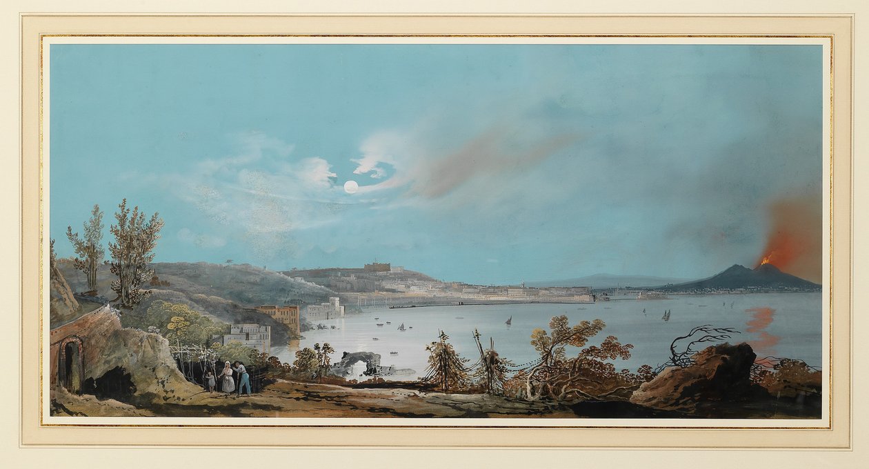 Die Bucht von Neapel von Italian School