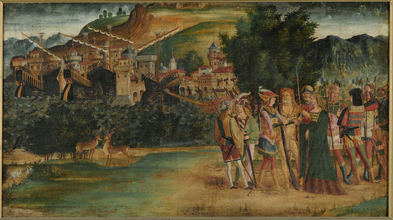 Die Hochzeit von Jason und Medea, ca. 1500 von Italian School