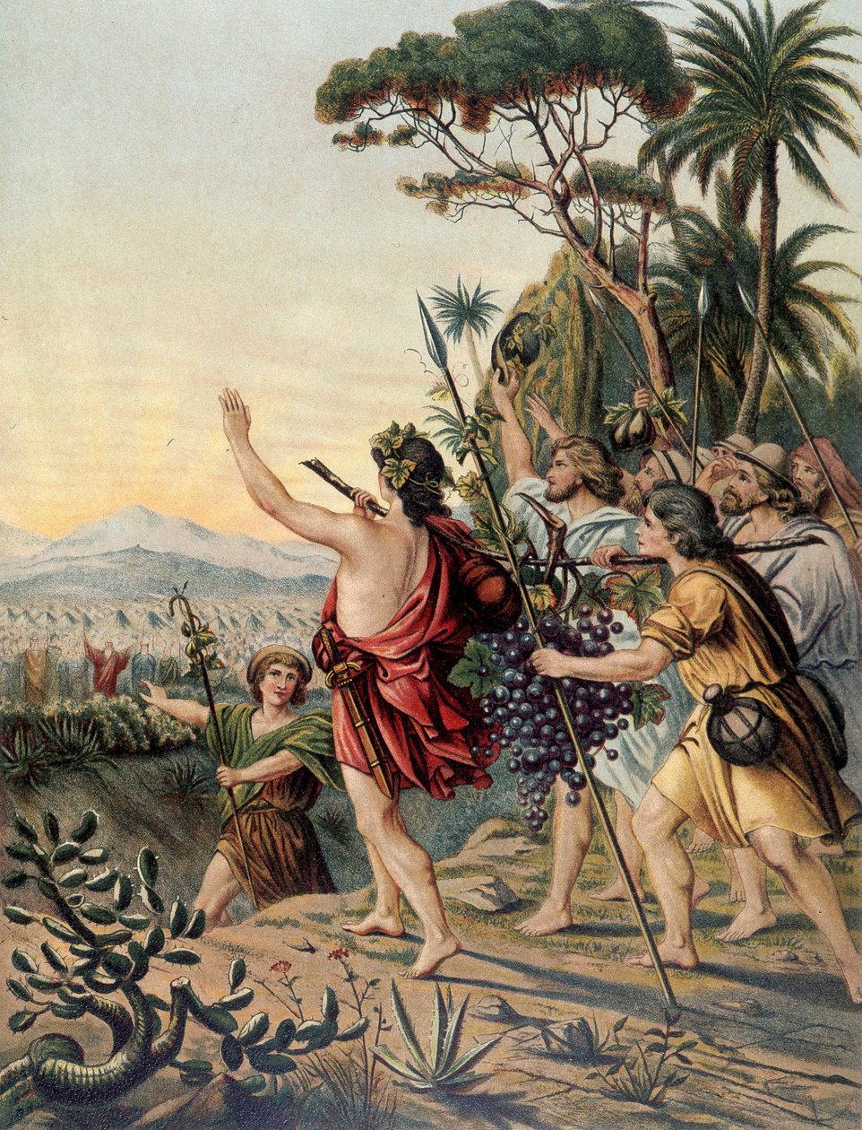 Die Rückkehr ins Land Kanaan - in „Aurea Bibbia classica: storia della rivelazione divina nell