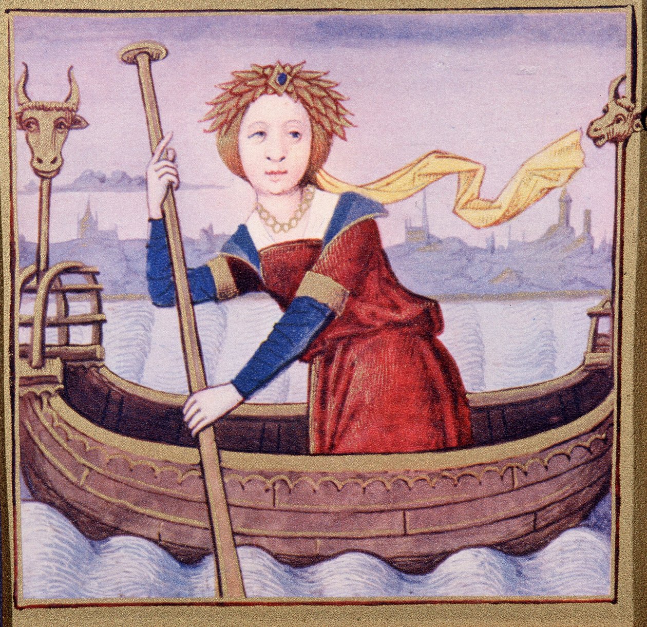 Isis, Illustration aus De Mulieribus Claris von Giovanni Boccaccio von Italian School Italian School