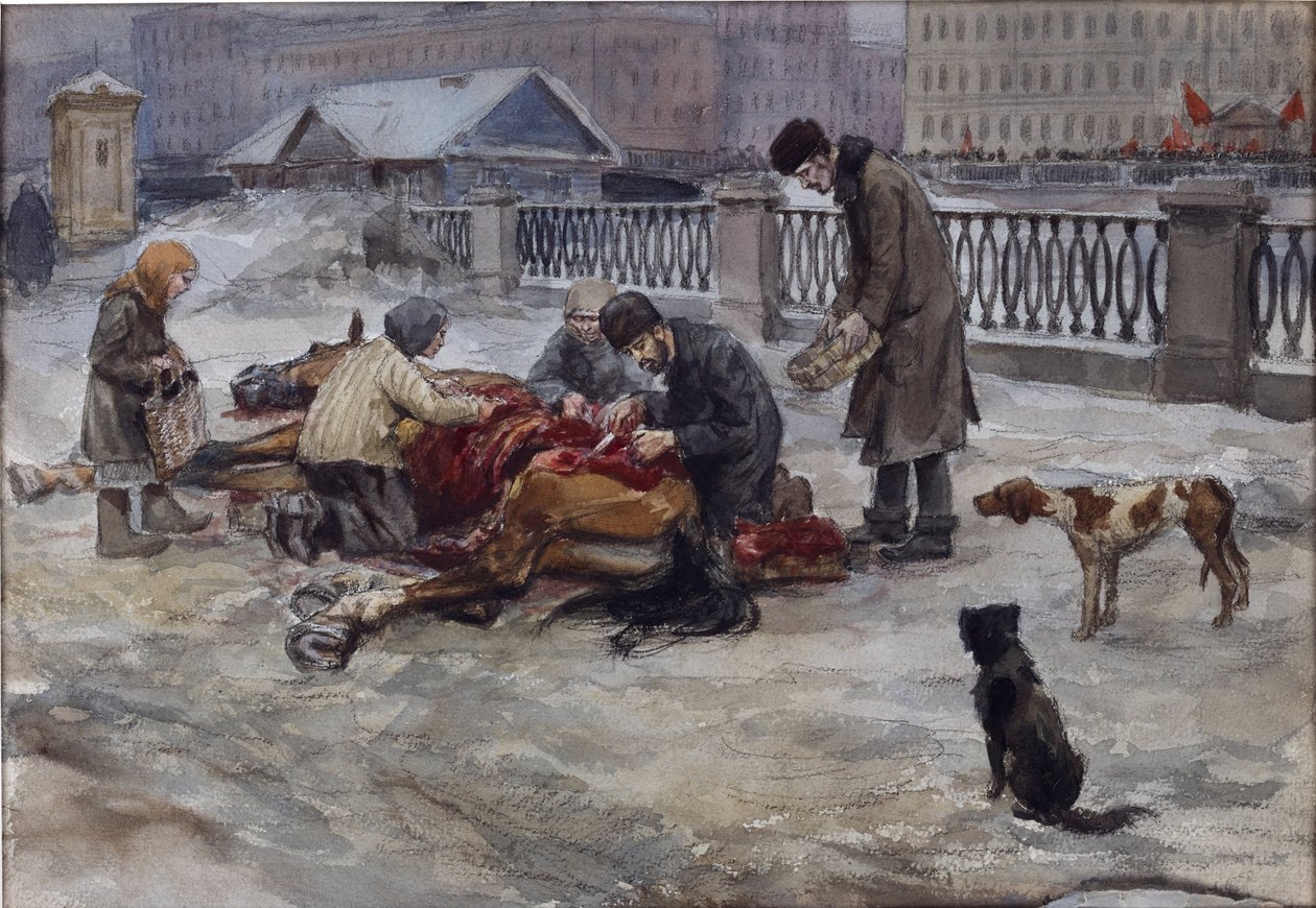 Hungerjahre in Petrograd von Vladimirov, Ivan Alexeyevich (1869-1947) von Ivan Alexeyevich Vladimirov