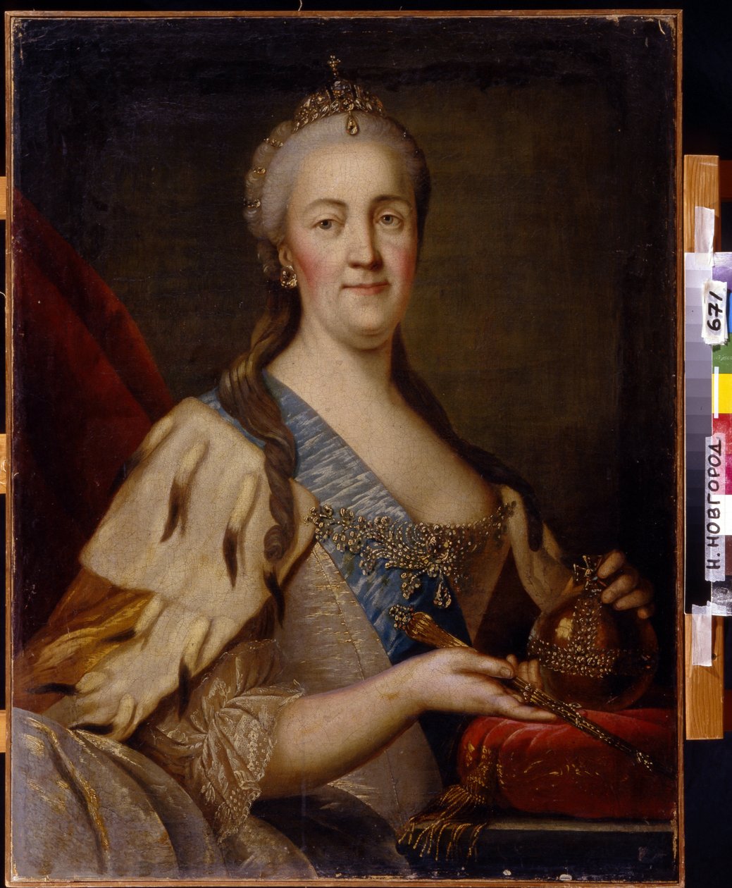 Porträt der Kaiserin Katharina II von Ivan Semyonovich Sablukov