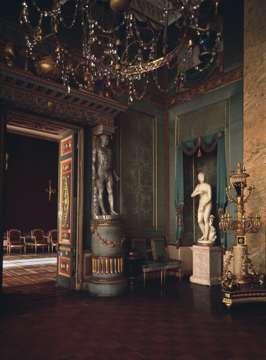 Der Blaue Saal des Ostankino-Palastes in Moskau, 1796 von Ivan Yegorovich Starov