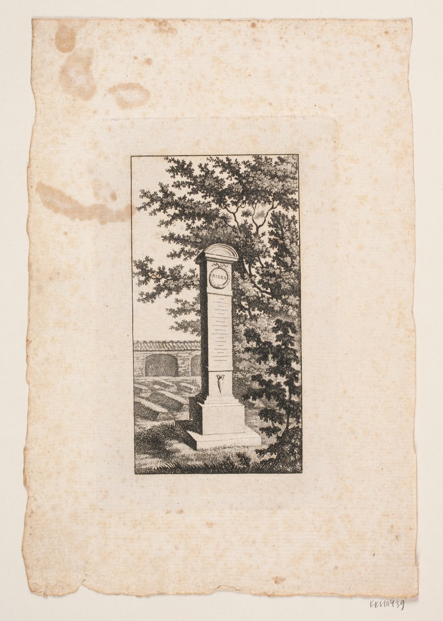 Gedenkstätte für den Autor Hans Vilhelm Riber von J.F. Clemens