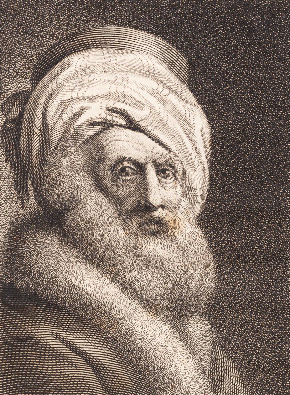 Porträt eines alten Mannes. Nathan der Weise von J.F. Clemens