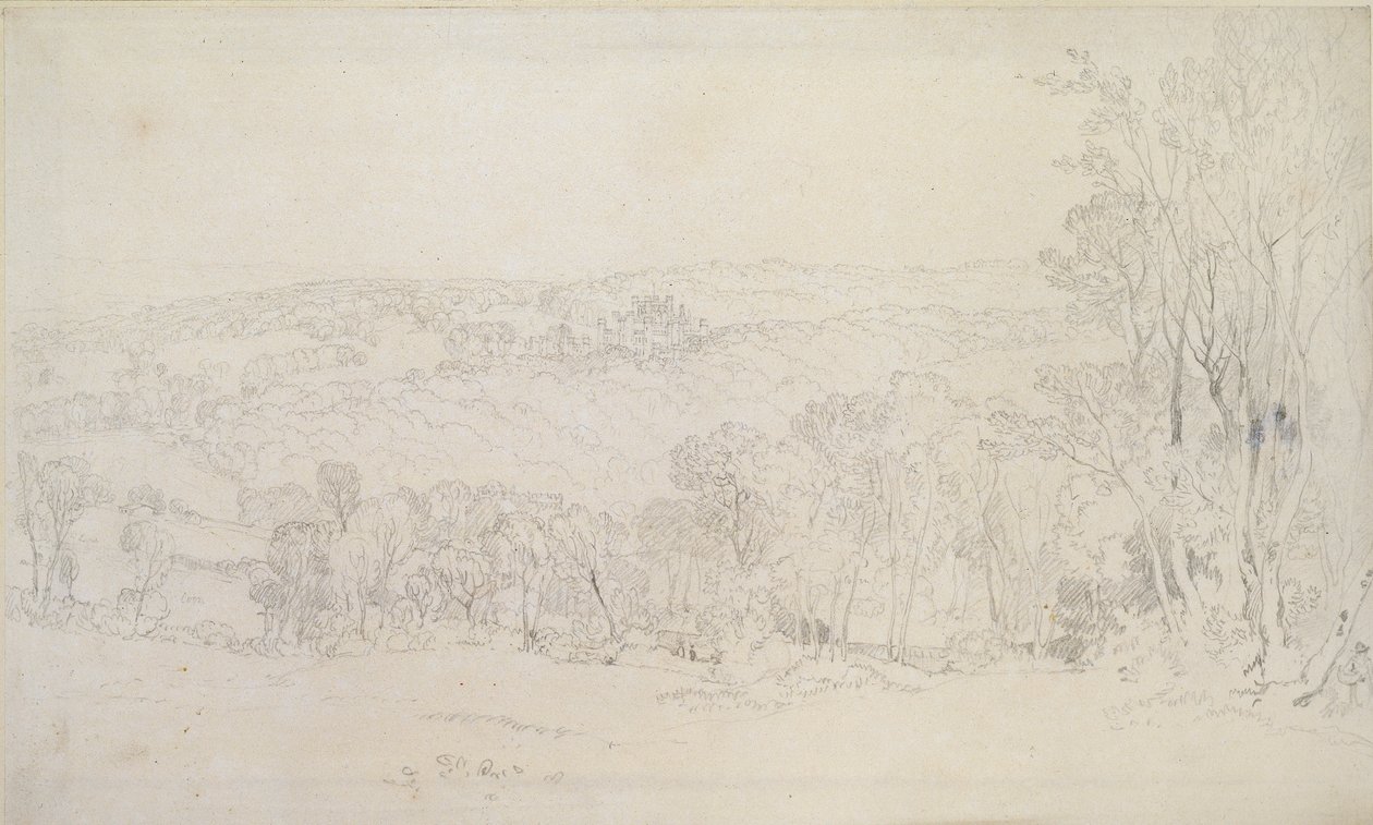 Fernsicht auf Lowther Castle Park Szene von Joseph Mallord William Turner