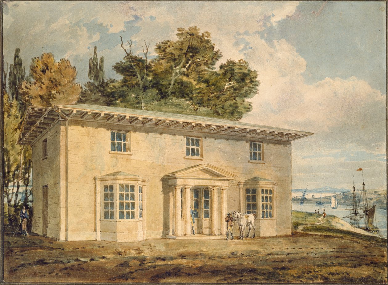 Das Penrhyn Arms in Port Penrhyn, ca. 1797-1798 von Joseph Mallord William Turner