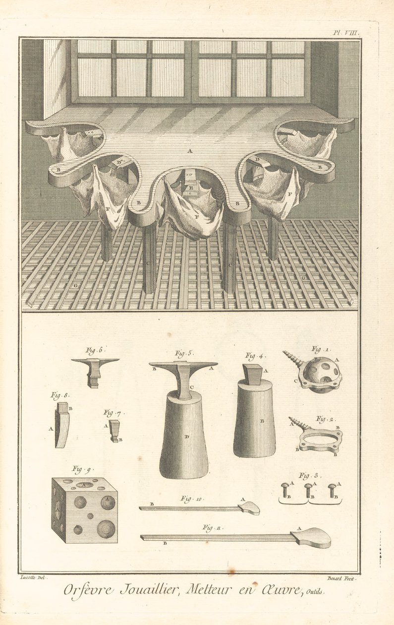 Orfevre-jouaillier, metteur en œuvre, Illustration aus 