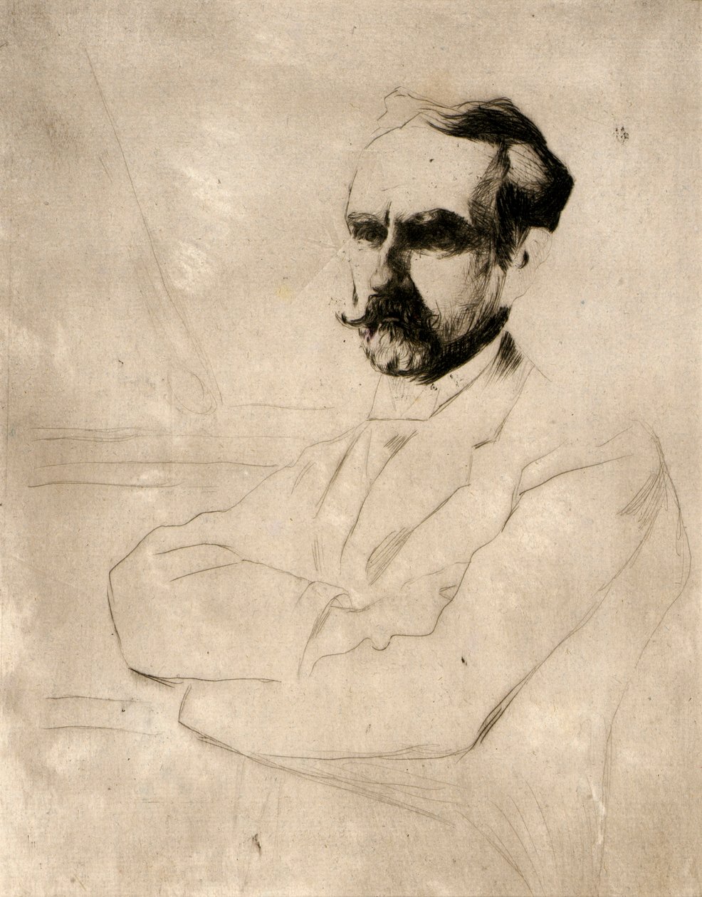 Porträt von Dr. Robert F. Weir von J. Alden Weir