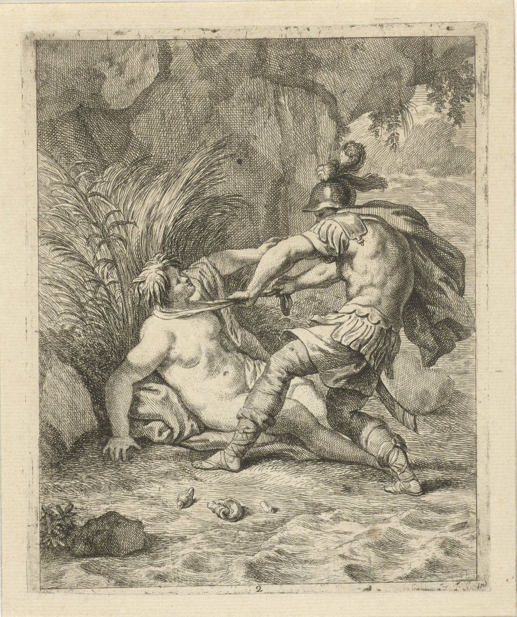 Peleus fängt Thetis von J. Alexander Janssens