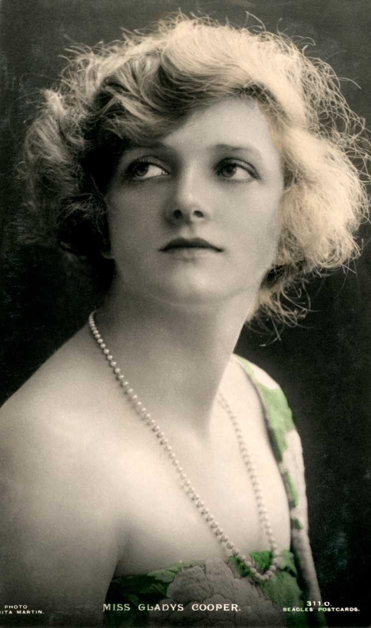 Gladys Cooper 1888-1971, englische Schauspielerin, frühes 20. Jahrhundert von J. Beagles and Co.
