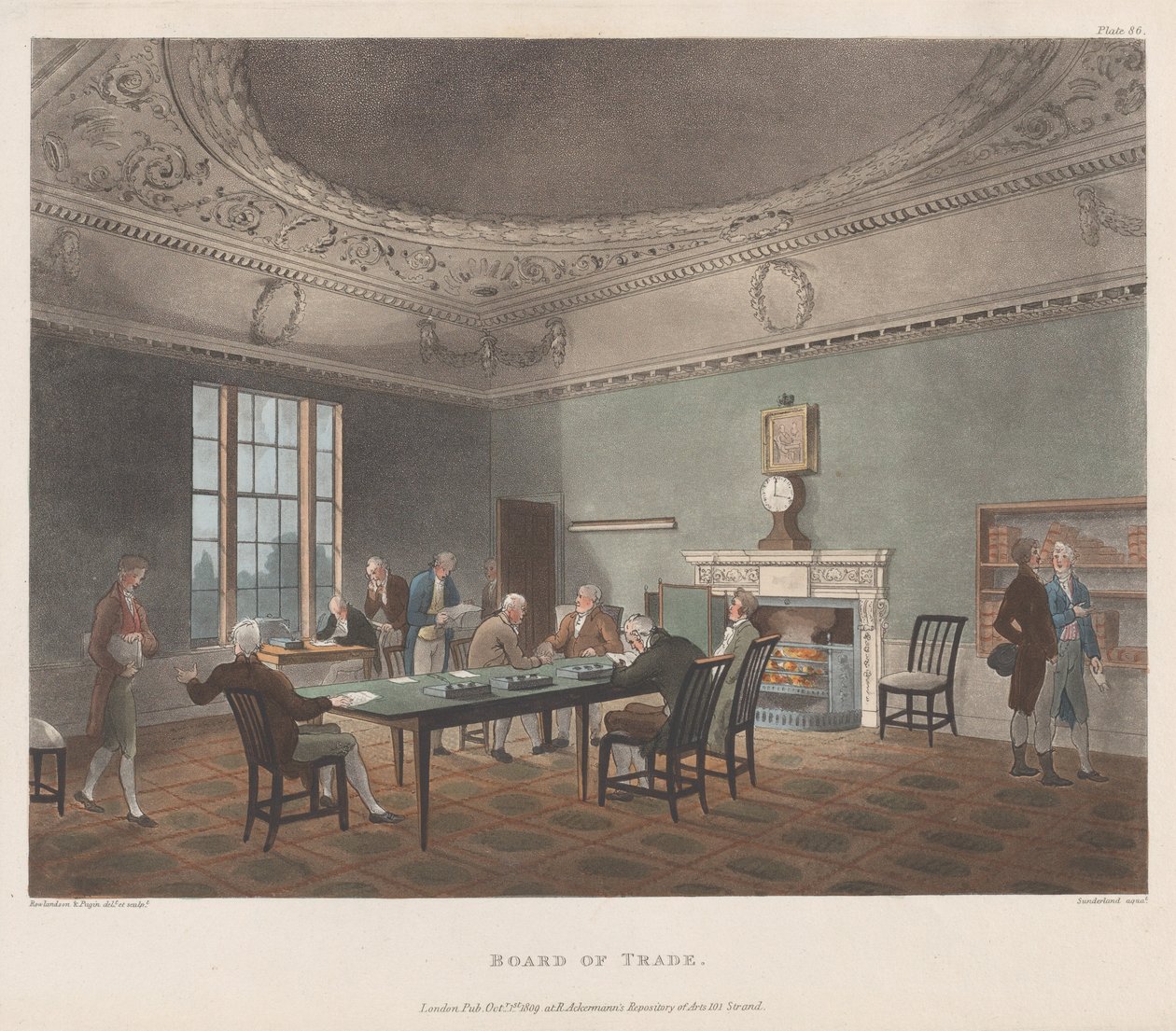 Handelskammer, 1. Oktober 1809 von J. Bluck