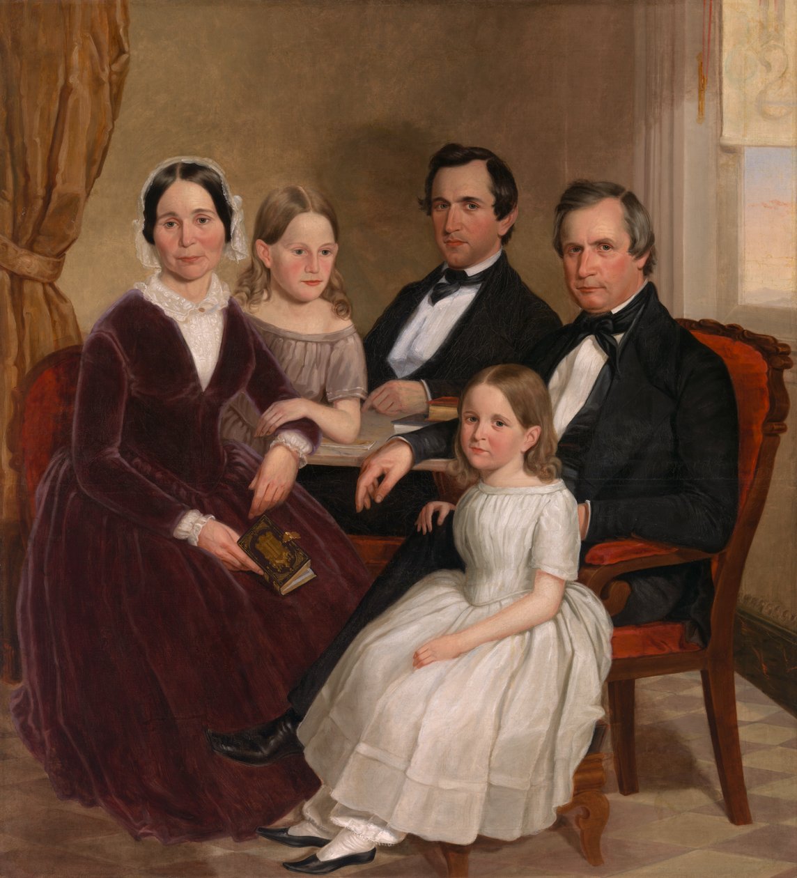William Jervis Hough und Familie von J. Brayton Wilcox