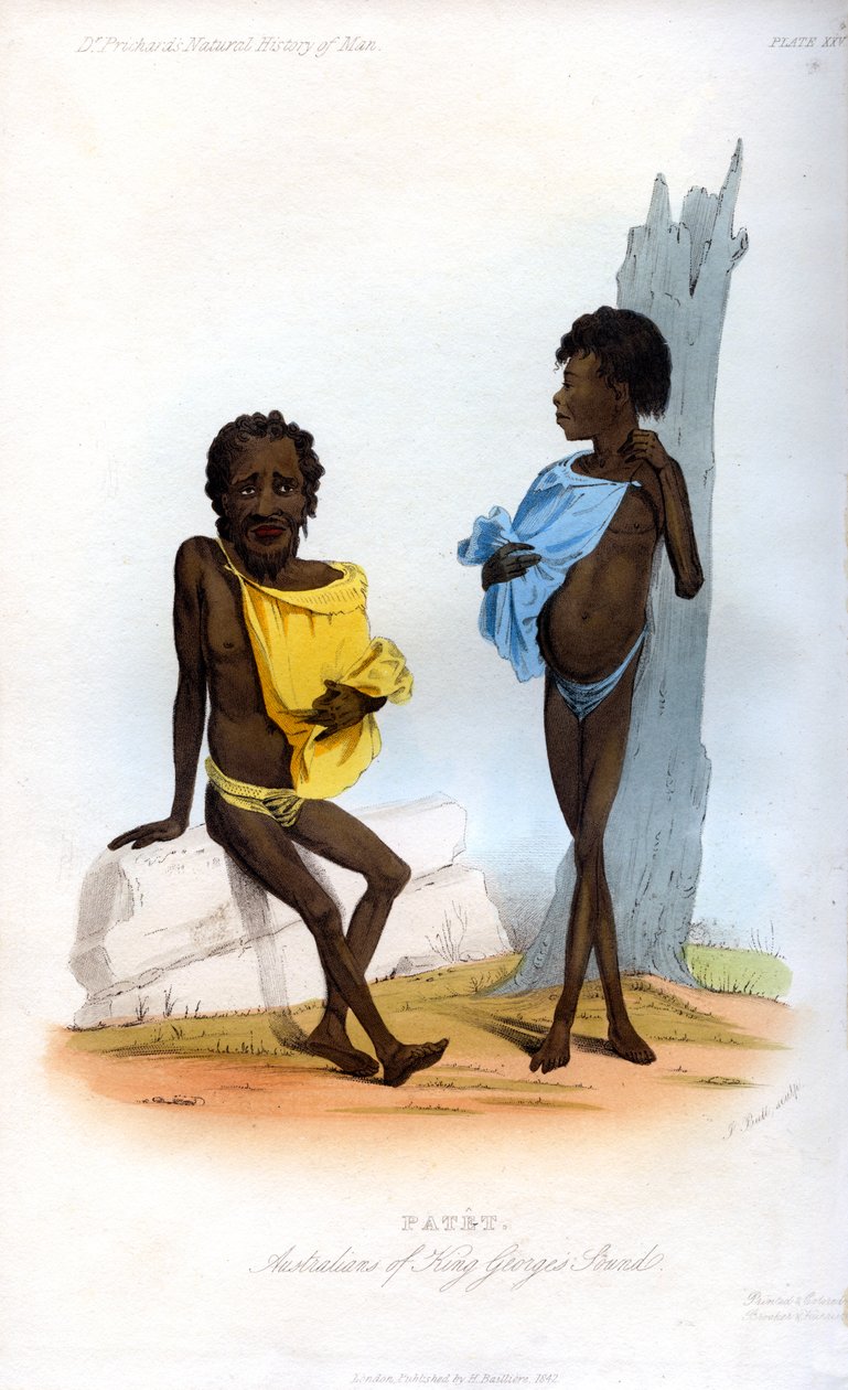Patet, Australier von King Georges Sound, 1848 von J. Bull