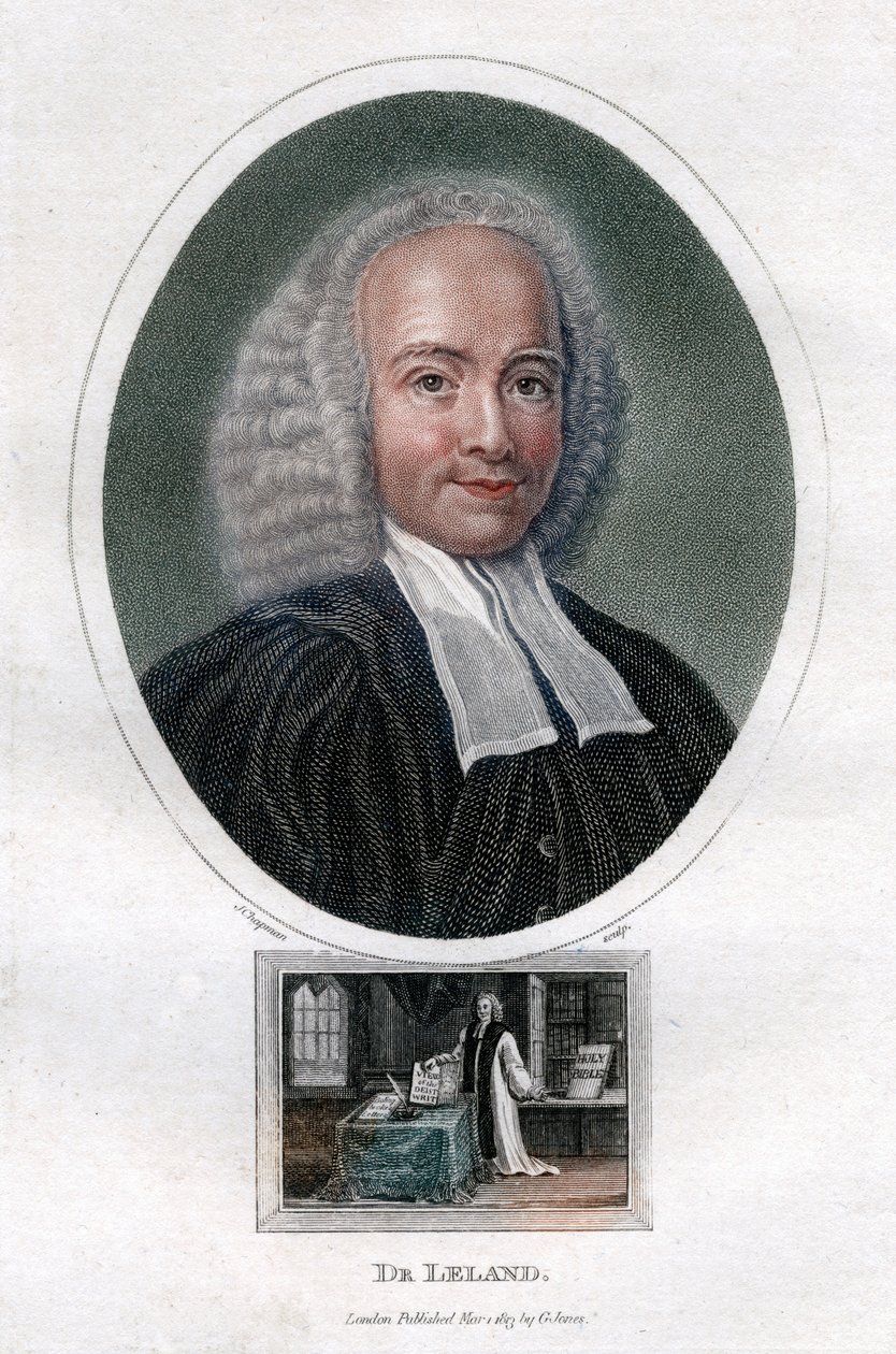 John Leland, englischer presbyterianischer Minister und Autor theologischer Werke von J. Chapman
