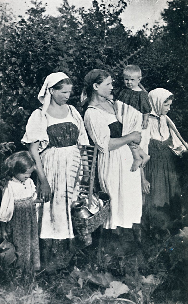 Bauernarten von Großrussland, 1912 von J. Daziaro