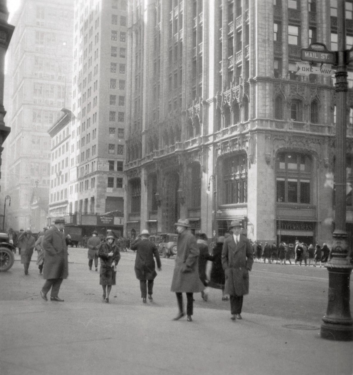 Lower Broadway, New York City, USA, 20. Jahrhundert von J. Dearden Holmes