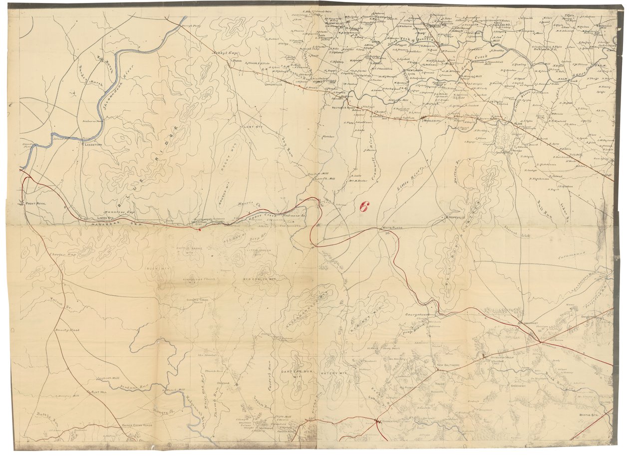 [Zentral-Virginia] von J. F.; Schedler United States. Army. Corps Of Topographical Engineers; Gedney